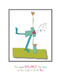Roz - Balance is Up to You Yoga Card