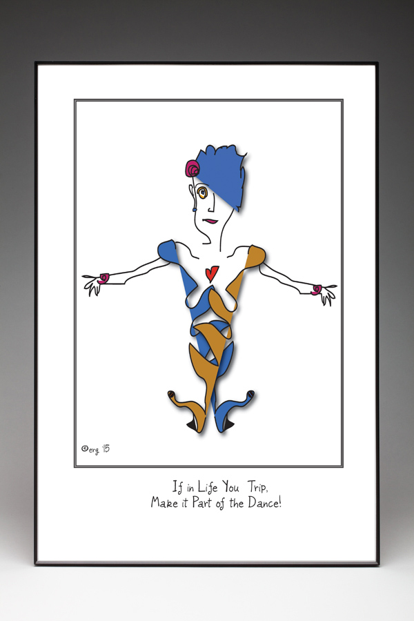 Frolic - Custom Illustration by Curmudgeon Cards