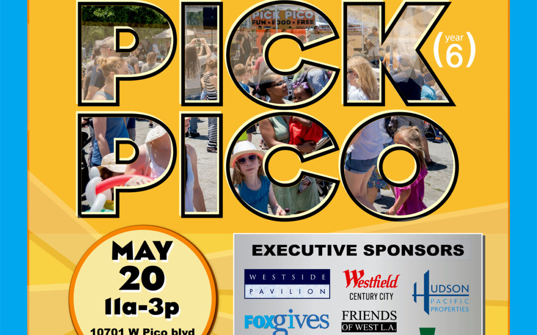 Pick Pico – This Sunday, May 20th!