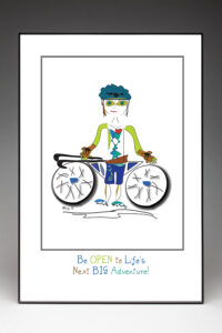 Parker - Next Big Adventure Cyclist Poster