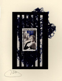 Woman with Black Glove 1950s (France) Card