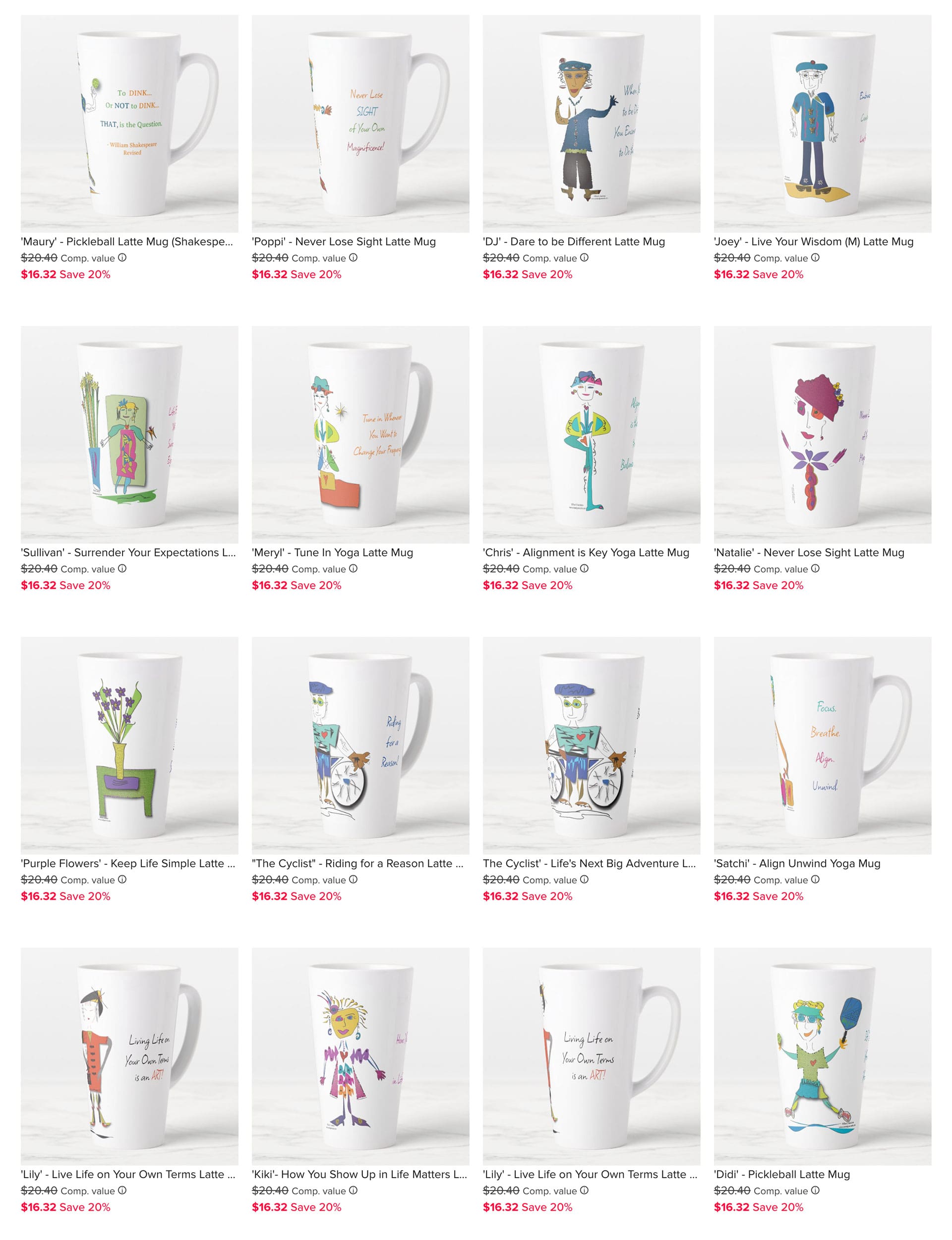 Mugs by Curmudgeon Cards