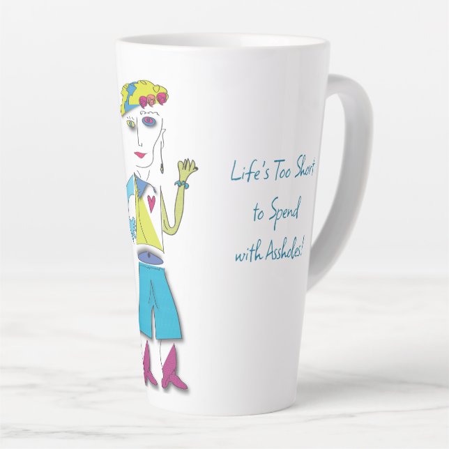 Kelly - Life's Too Short Latte Mug