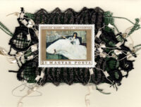 Madame Manet in White Dress by Manet (Hungary) Card