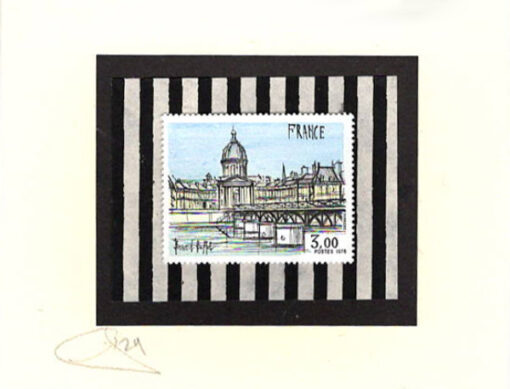 French Architecture by Bernard Buffet (France) Card