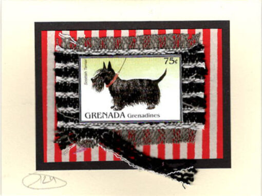 Scottie (Grenada) Dog Card (Non-Stamp)