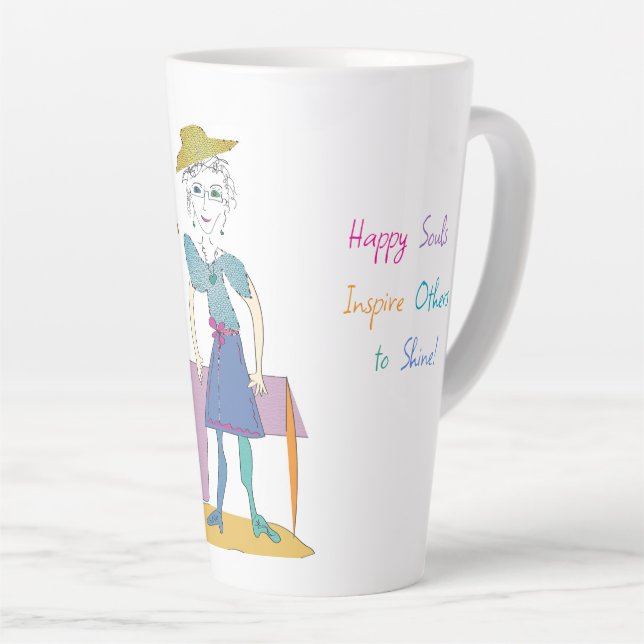 SANDY - Happy Souls Inspire Others to Shine! Latte Mug