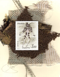 Sepia Harlequin (France) Card