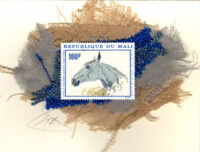 Grey Horse by Lautrec (Mali) Card