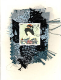 Geisha with Mirror (Democratic Rep. du Congo) Card