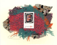 Lavender, Black & Orange Rectangles Gee's Bends Quilt (U.S.) Card