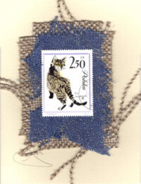 Brown & Black Striped Cat (Poland) Card