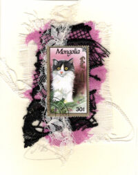 Tuxedo Cat (Mongolia) Card