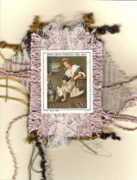 HM-Peasant Woman plucking a Goose by Bernardo Strozzi (Italy) Card