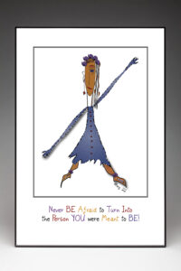 Bibi - Never Be Afraid to Turn Into the Person You Were Meant to Be Poster