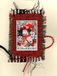 Faces by James Ensor (Belgium) Card