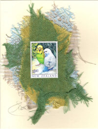 Two Parakeets (New Zealand) Card