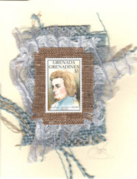 Portrait of Mozart (Grenada) Classical Composer Card