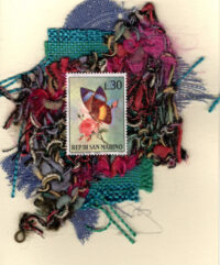 Blue & Yellow Butterfly (San Marino) Card