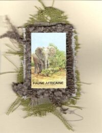 Grey Elephant (Benin) Faune Africaine Card