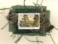 The View of Yotsuya by Hokusai (Grenadines of St. Vincent) Card