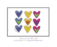 Multicolor Heart Condolence - Surrounded by Love