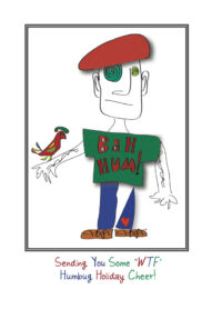 Pirate Ken - Bah Humbug "WTF" Holiday Card