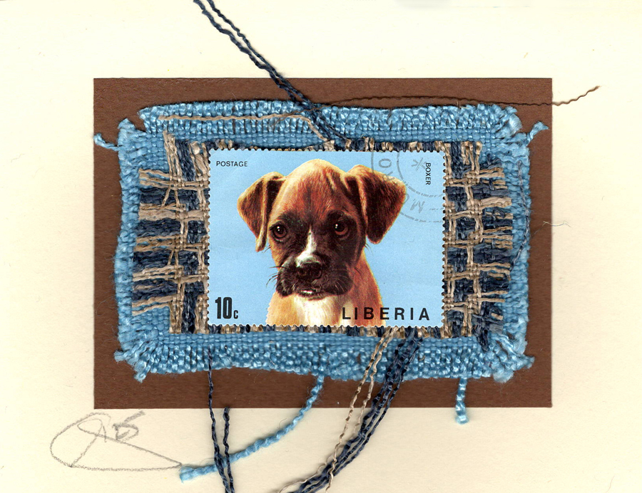Boxer Pup (Liberia) Dog Card