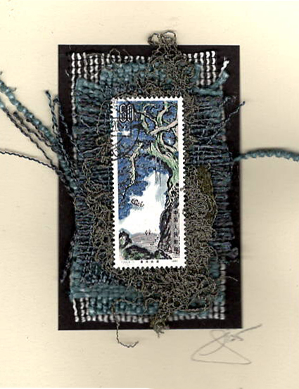 Chinese Landscape with Gnarled Green Tree (China) Card