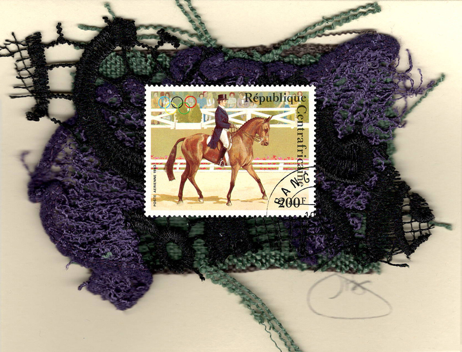 Dressage Rider (Central Africa) Card