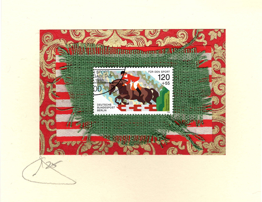 Equestrian Olympic Jumping (Berlin) Horse Card