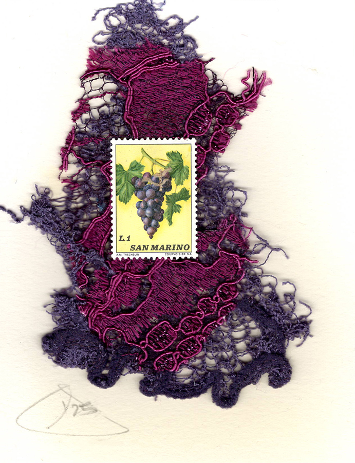 Cluster of Purple Grapes (San Marino) Card