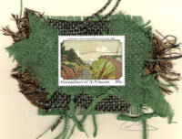 Green Valley with view of Mt. Fuji (Grenadines in St. Vincent) Card