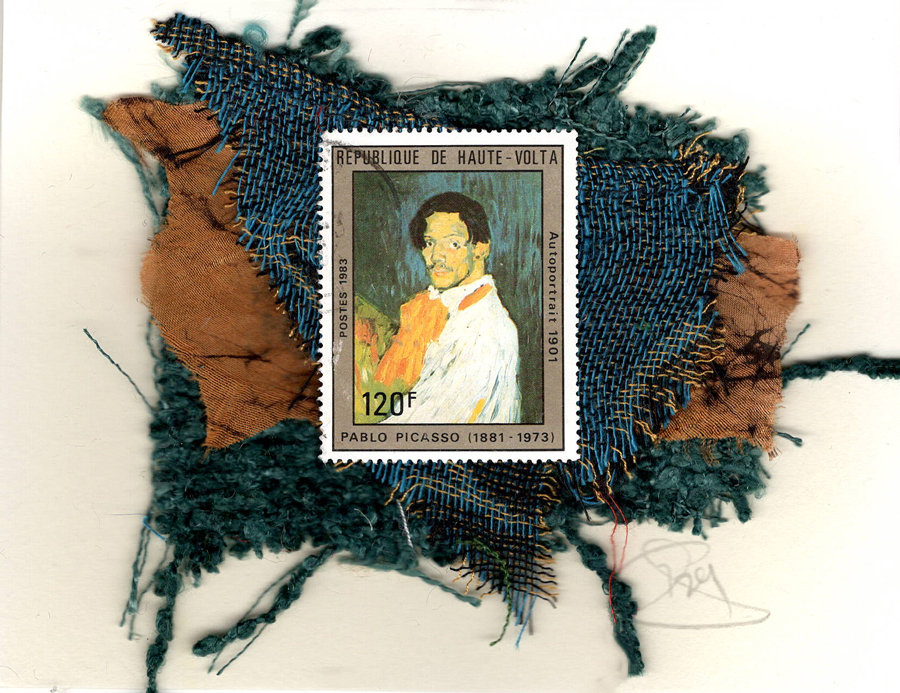 Self-Portrait of Picasso (Haute-Volta) Card