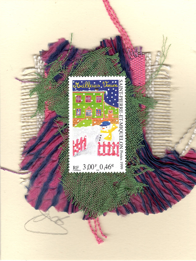 TIny Snowman (St. Pierre) Holiday Card
