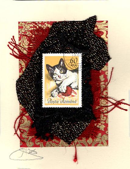Tuxedo Cat (Romania) Card