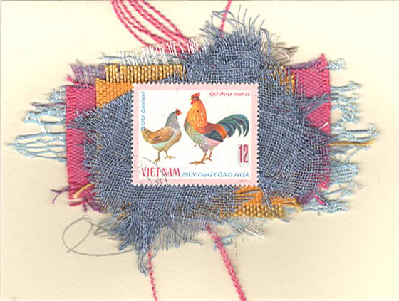 Rooster & Hen (Vietnam) Card