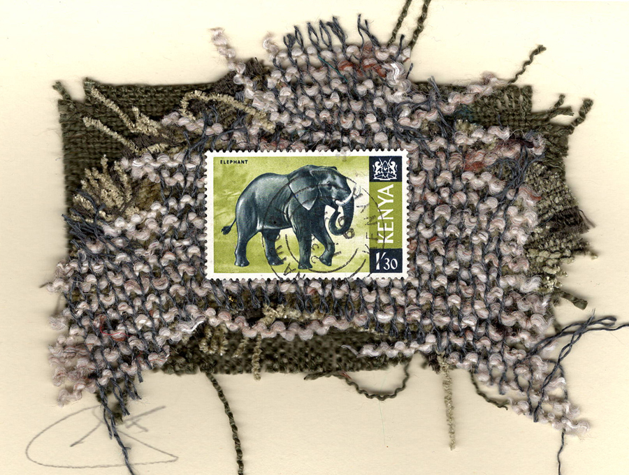 Grey Elephant (Kenya) Card
