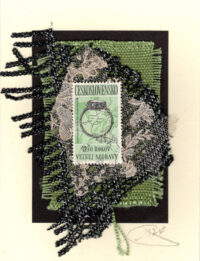 Beautiful Antique Silver Ring (Czechoslavakia) Card