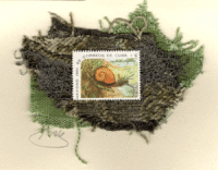 Decorative Art Snail (Cuba) Card