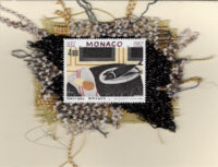 "Les Poissons Noir" by Georges Braque (Monaco) Card