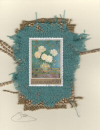 Still Life with Pink Flowers by Vilko Gecan (Yugoslavia) Card