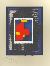 Abstract Composition by Sergei Poliakoff Salon de Mayo (1967) Cuba Card