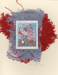 Vase of Anemones by R. Dufy (Monaco) Card