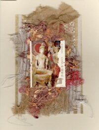 Female Buddha Seated with Red Gong (China) Card