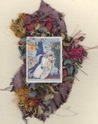 Jewish Wedding Couple by Chagall (France) Card