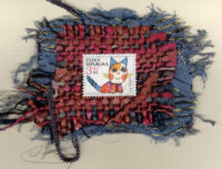 Whimsical Multicolor Cat (Czechoslavakia) Card