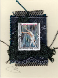 Ballet Dancers in the Rain - Pas de Deux (Cuba) Card