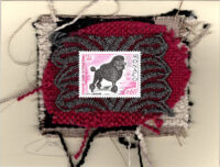 Black Standard Poodle (Monaco) Card