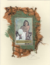 Girl with White Fan by Gauguin (Fujeira) Card